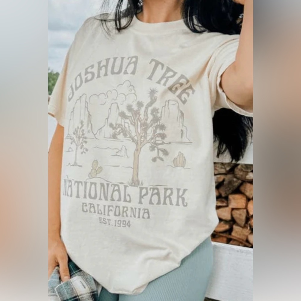 Joshua Tree National Park  Women’s Graphic T-Shirt  Relaxed Fit Size XL
